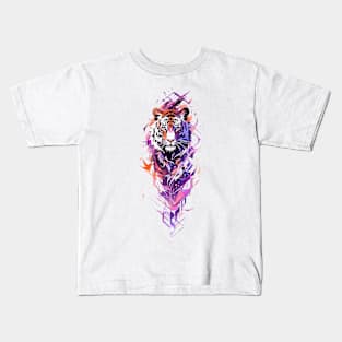 An tiger spirit watercolor Kids T-Shirt